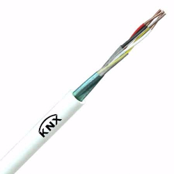 2 Pair white 0.8MM KNX bus cable 100M