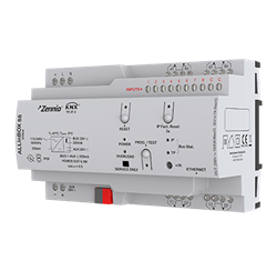 ALLinBOX 88 Multifunction device with power supply, KNX-IP Interface, 8 outputs, 8 inputs and logical module