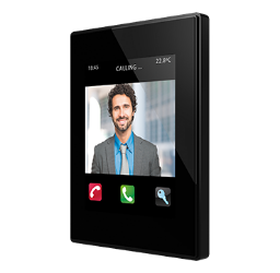 Z41 COM. Color capacitive touch panel with video intercom. PC-ABS frame - Anthracite