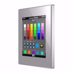 Z41 Pro. Colour capacitive touch panel with IP connection. PC-ABS frame - Sliver