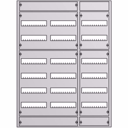 AT73R6 Distribution Board 6R with door