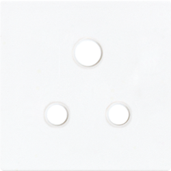 Centre plate for socket
