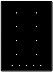 Touch-MyDesign Plus 8 Buttons PC-ABS frame - Anthracite